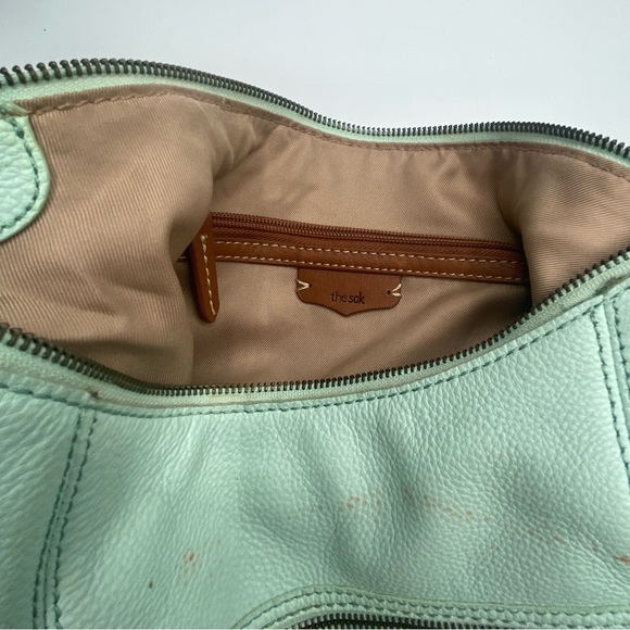 The Sak Pebble Leather Honeydew Hobo Bag - Picture 7 of 16